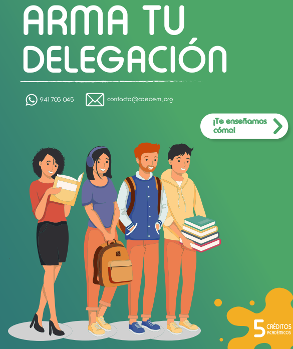 Arma tu delegación — paso 1